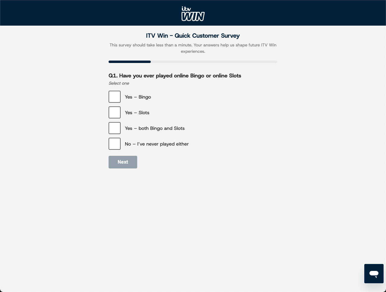 Survey Page